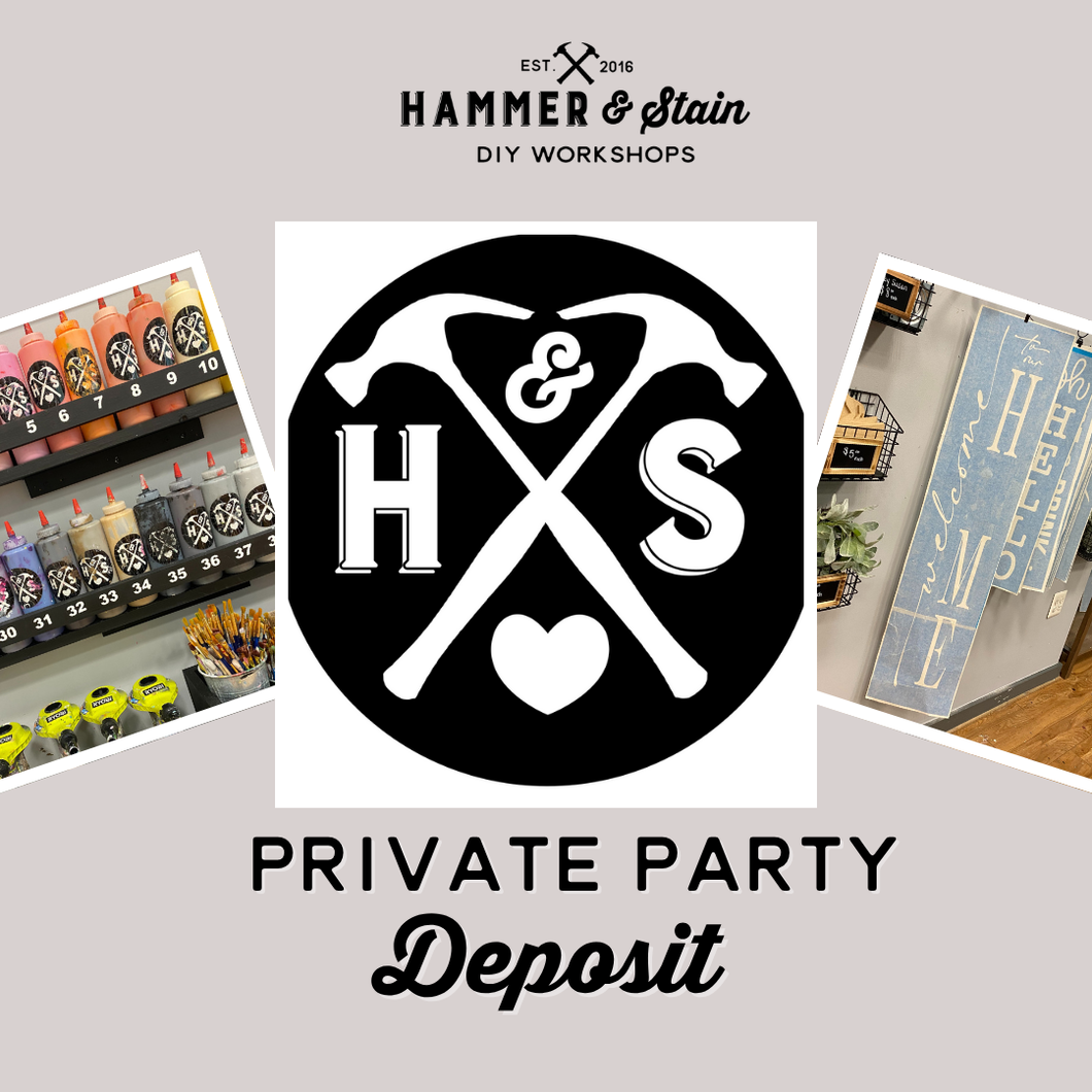 Private Party Deposit