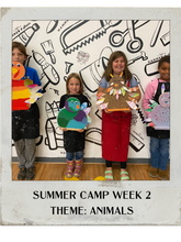 07.15.2024- 07.19.2024- Summer Camp: Week 2 Animals