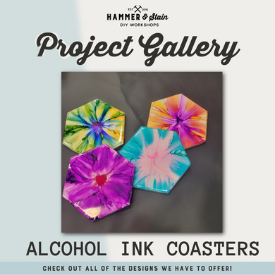 Alcohol Ink Coasters