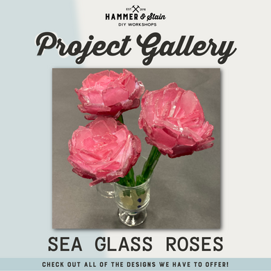 Sea Glass Roses