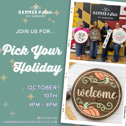 10.10.2026 (4pm)- Pick Your Holiday Home Decor