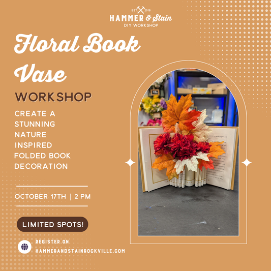 10.17.2026 (2pm)- Fall Book Vase