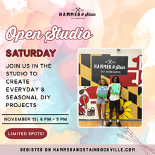 11.15.2025 (6pm) - Open Studio Saturday