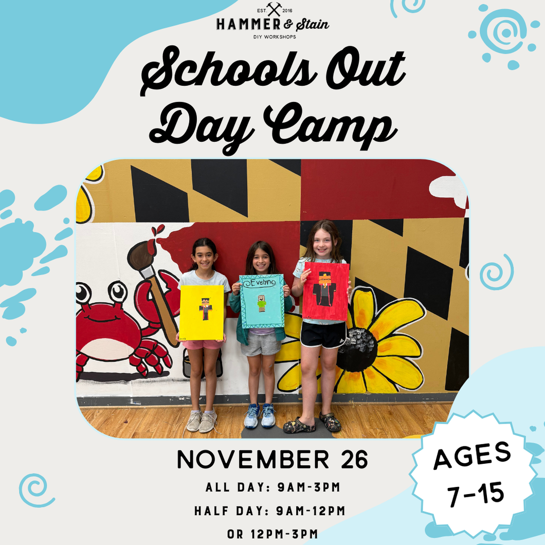 11.26.2025 (9am)- School's Out Day Camp