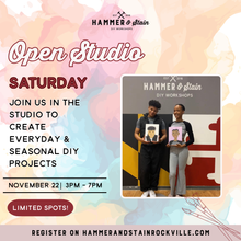 11.22.2025 (3pm) - Open Studio Saturday