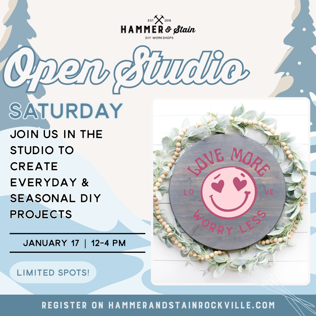 01.17.2026 (12pm)- Open Studio Saturday