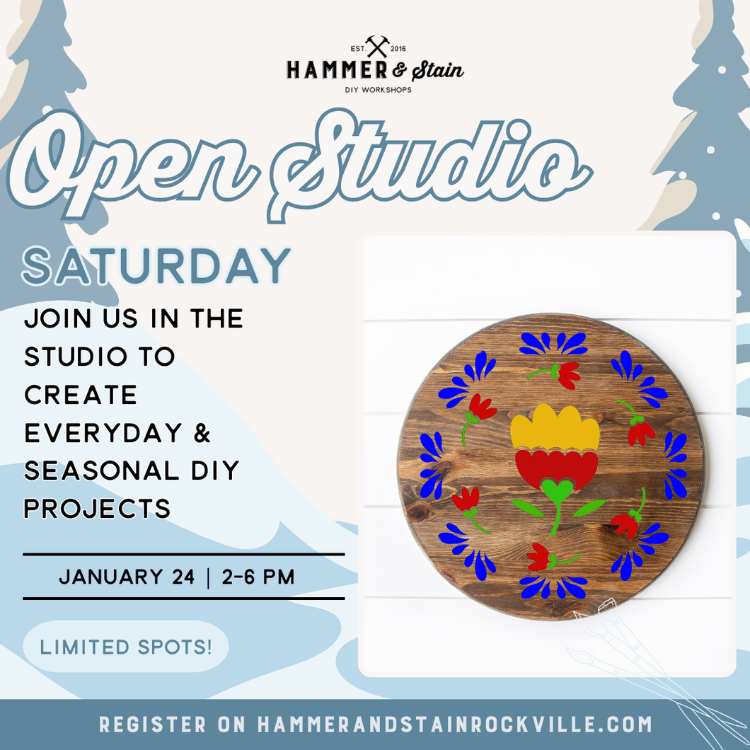 01.24.2026 (2pm)- Open Studio Saturday