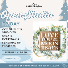 02.06.2026 (6pm)- Open Studio Friday