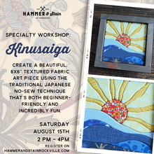 08.15.2026 (2pm) - Kinusaiga Fabric Art
