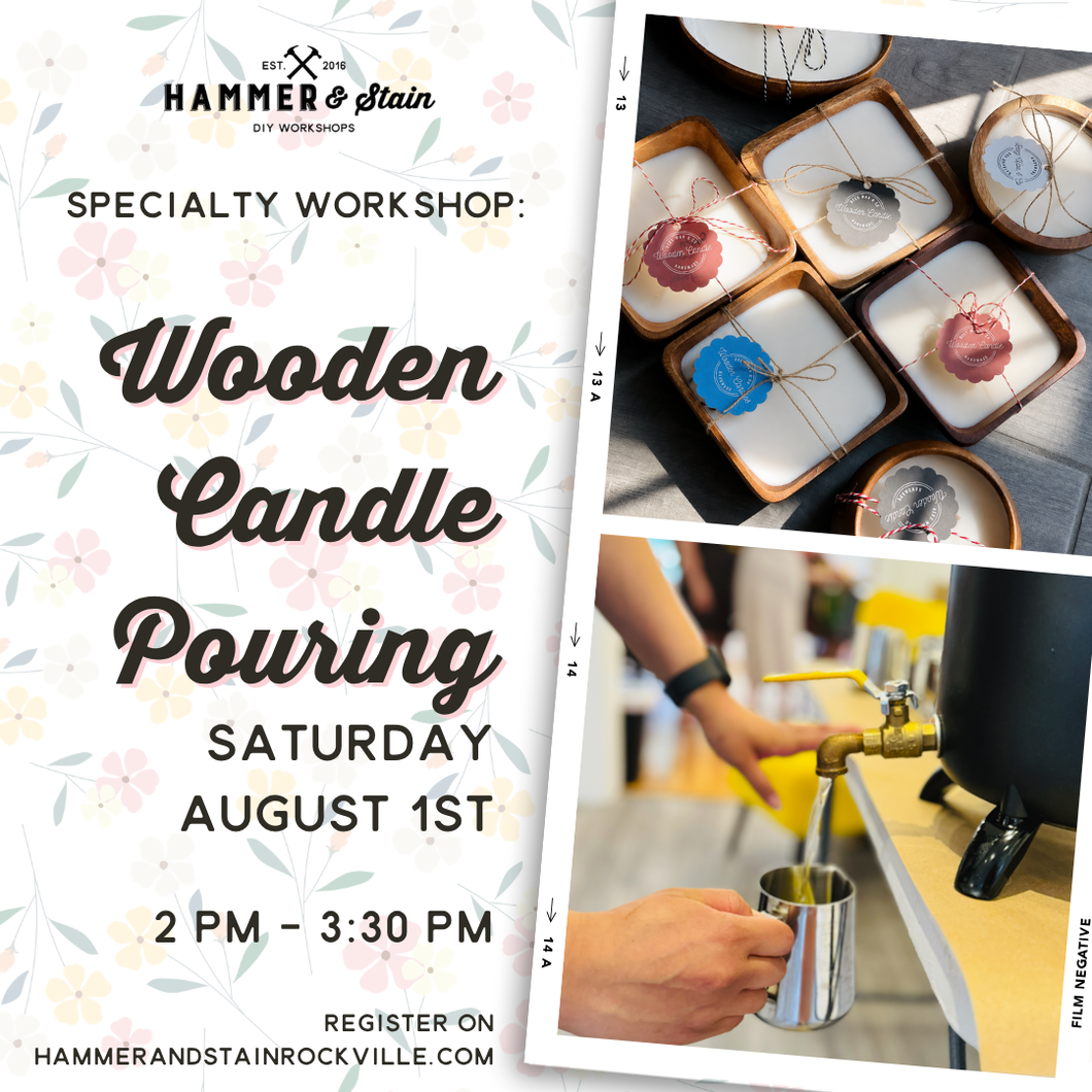 08.01.2026 (2pm)- Wooden Candle Pouring