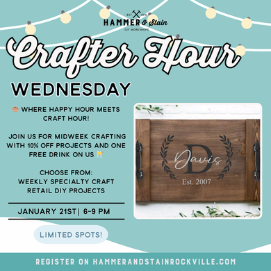 01.21.2026 (6pm)- Crafter Hour