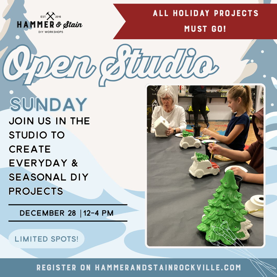 12.28.2025 (12pm)- Open Studio Sunday