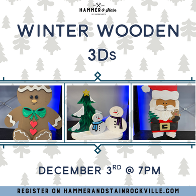 12.03.2025 (7pm)- Winter Wooden 3Ds