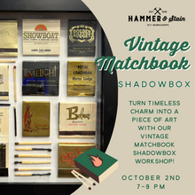 10.02.2025 (7pm)- Vintage Matchbook Shadowbox
