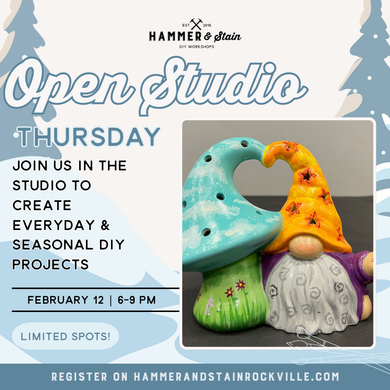 02.12.2026 (6pm)- Open Studio Thursday