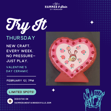 02.12.2025 (7pm)- Ceramic Valentine's Heart