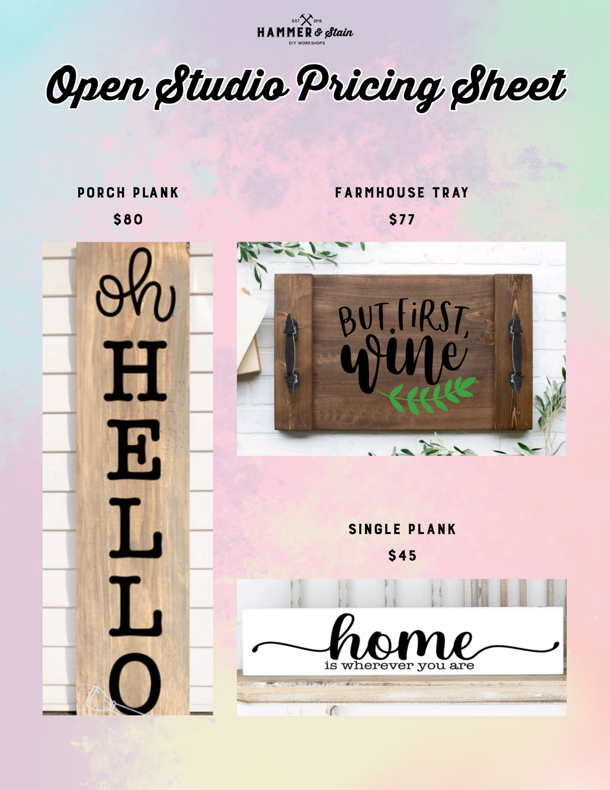 09.18.2026 (5pm)- Open Studio Friday
