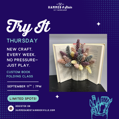09.11.2025 (7pm)- Try It Thursday: Floral Book Folding