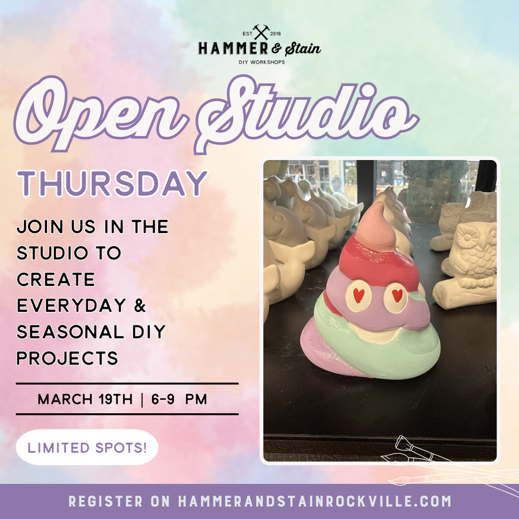 03.19.2026 (6pm)- Open Studio Thursday