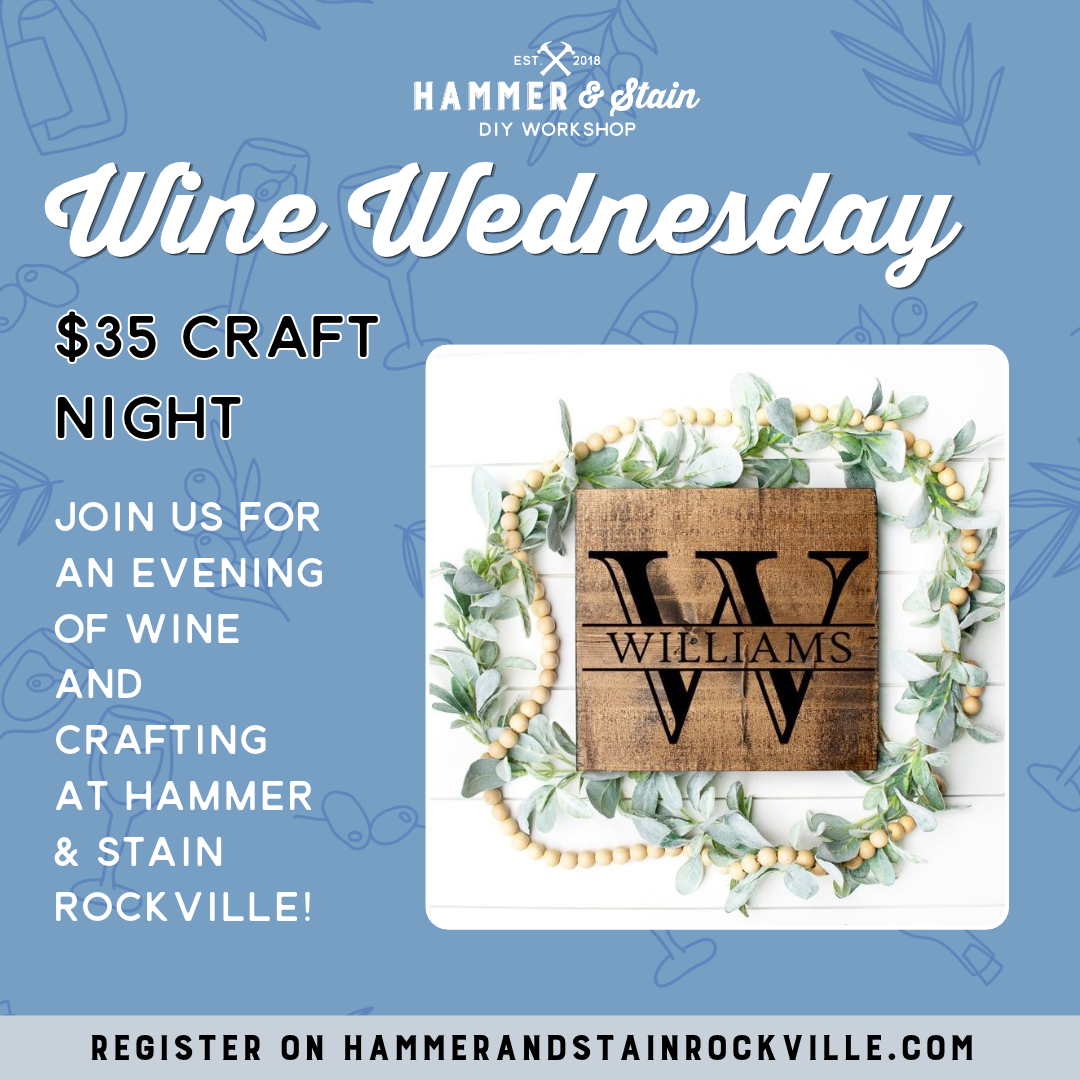 12.16.2026 (6:30pm)- Wine Wednesdays: Home Decor