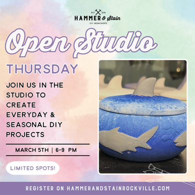 03.05.2026 (6pm)- Open Studio Thursday