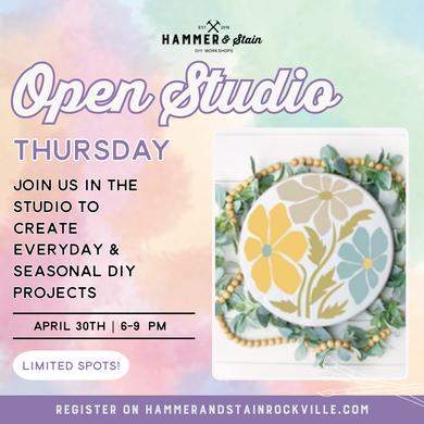 04.30.2026 (6pm)- Open Studio Thursday