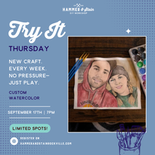 09.17.2026 (7pm)- Try It Thursday: Custom Watercolor