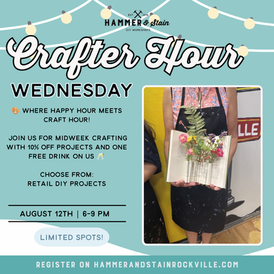 08.12.2026 (6pm)- Crafter Hour Wednesday