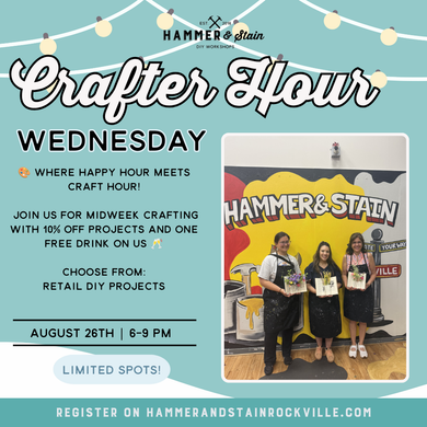 08.26.2026 (6pm)- Crafter Hour Wednesday