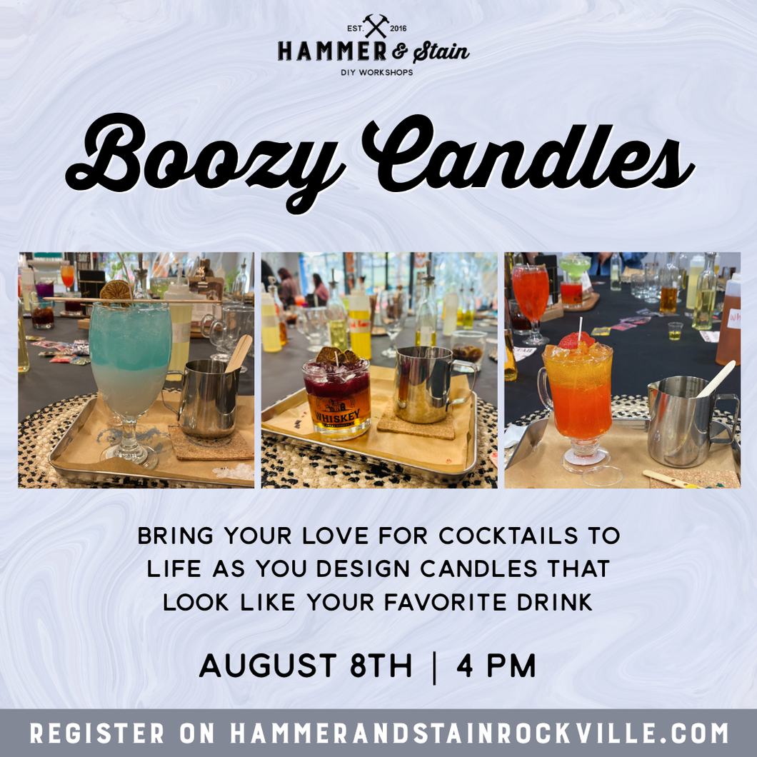 08.04.2026- Boozy Candle Workshop