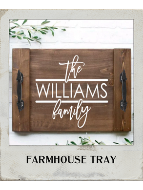 Farmhouse Tray