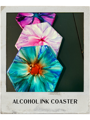 11.03.2023 (7pm) - Alcohol Ink Coaster Set
