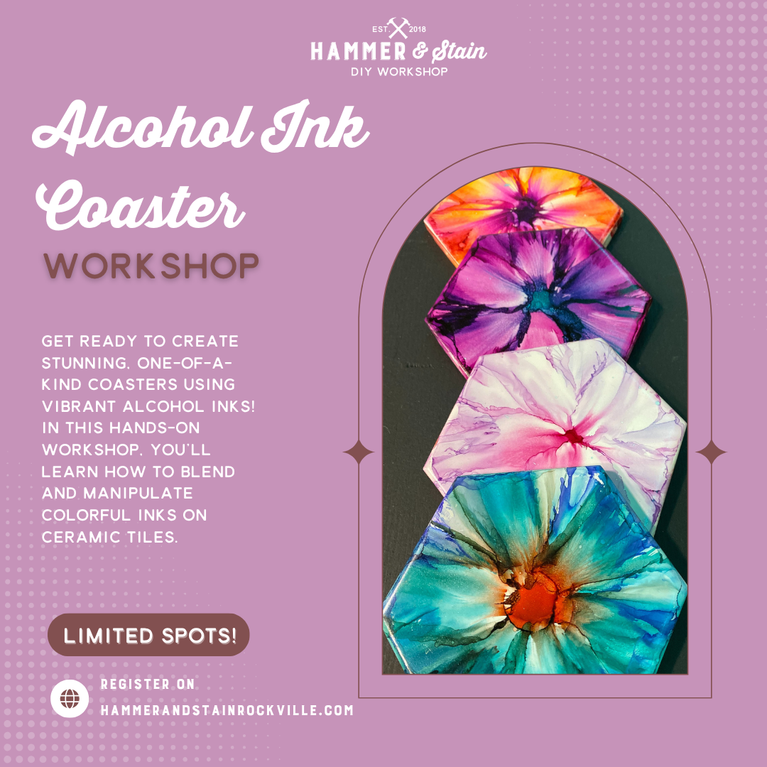 11.06.2026 (7pm)- Alcohol Ink Coasters