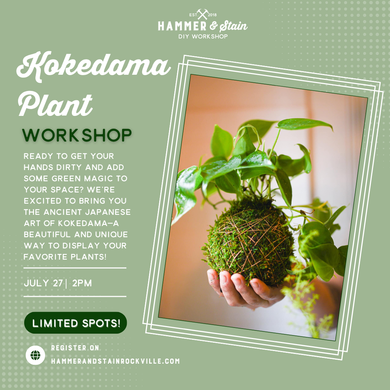 07.27.2025 (2pm)- Kokedama Workshop