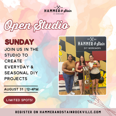 08.31.2025 (12pm)- Open Studio Sunday
