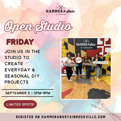 09.05.2025 (5pm) - Open Studio Friday