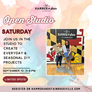 09.13.2025 (5pm)- Open Studio Saturday