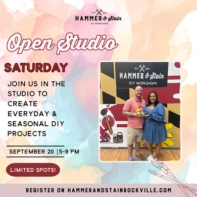 09.20.2025 (5pm)- Open Studio Saturday