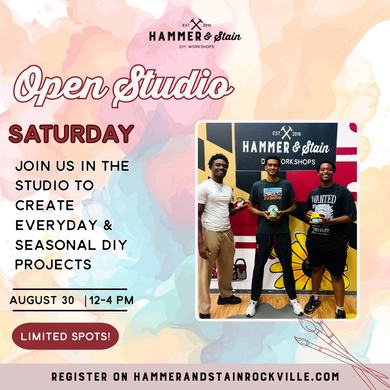 08.30.2025 (12pm)- Open Studio Saturday