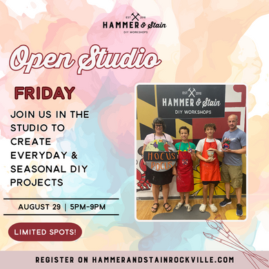 08.29.2025 (5pm) - Open Studio Friday