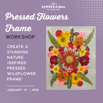 01.31.2026 (4pm) - Pressed Flowers Frame