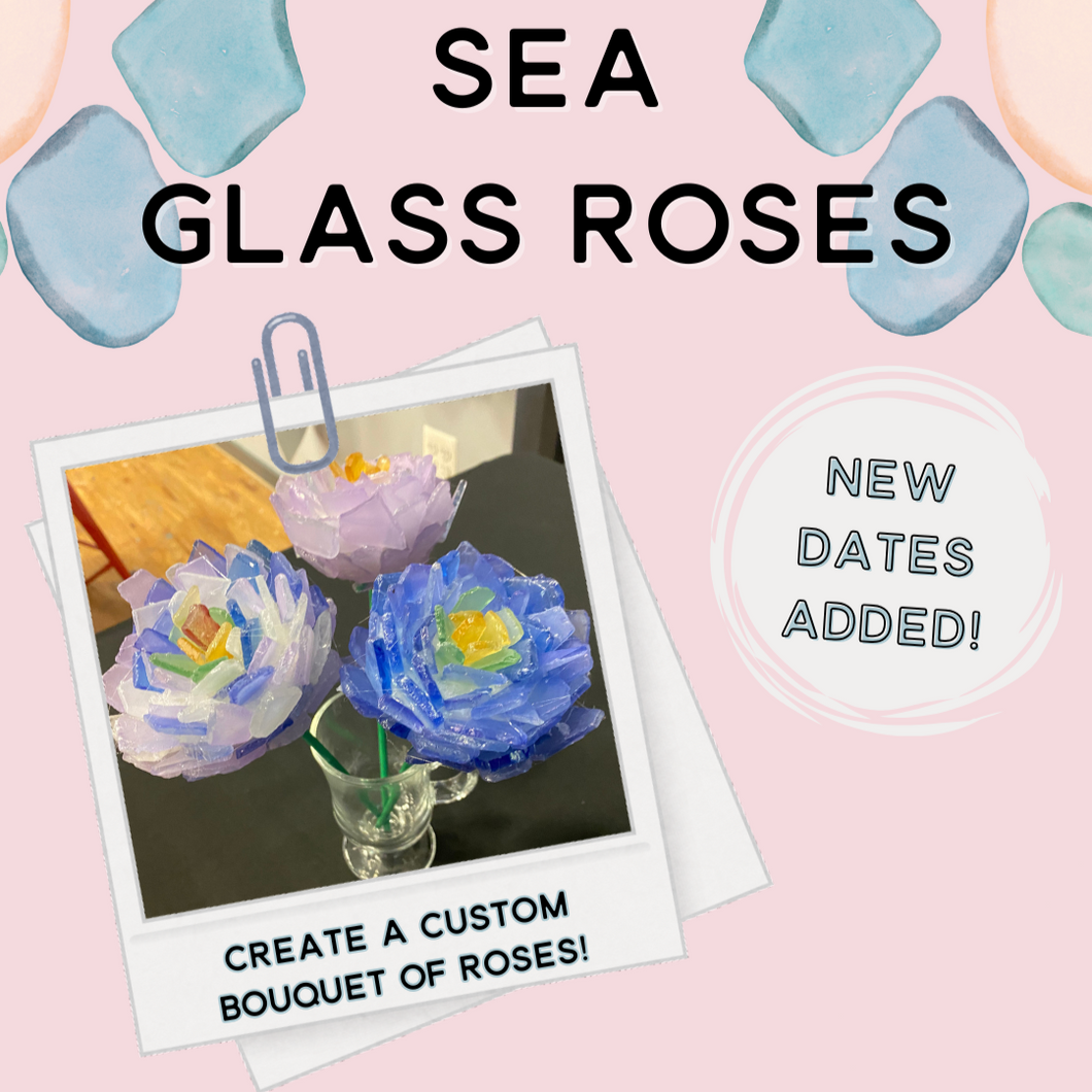 04.12.2025 (2pm) - Sea Glass Floral Arrangement Workshop