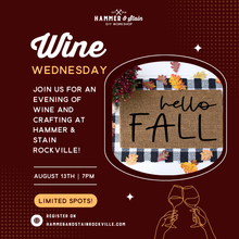 08.13.2025 (7pm)- Wine Wednesday: Fall Doormats