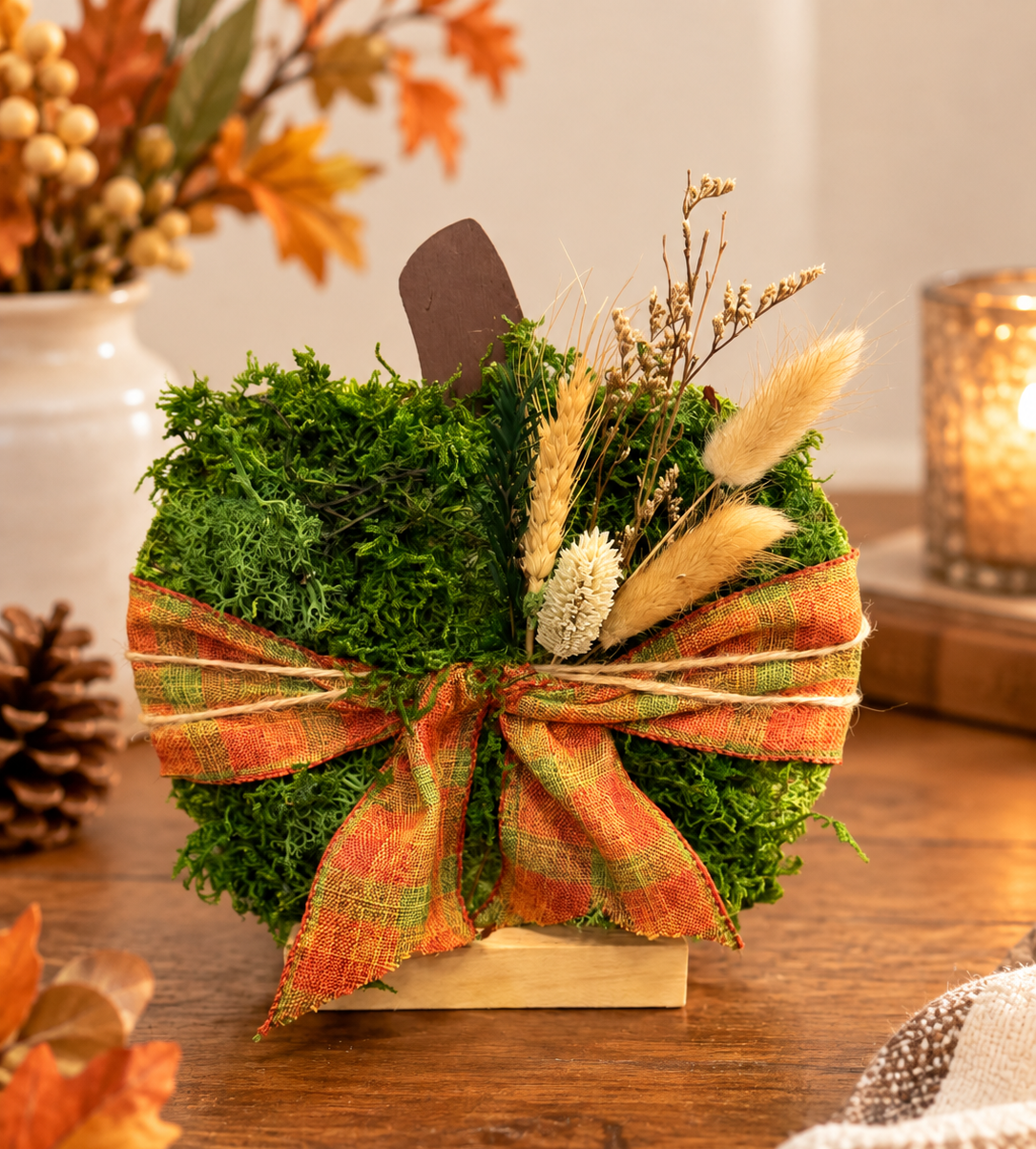 11.08.2026 (2pm)- Mini Moss Pumpkin Centerpiece