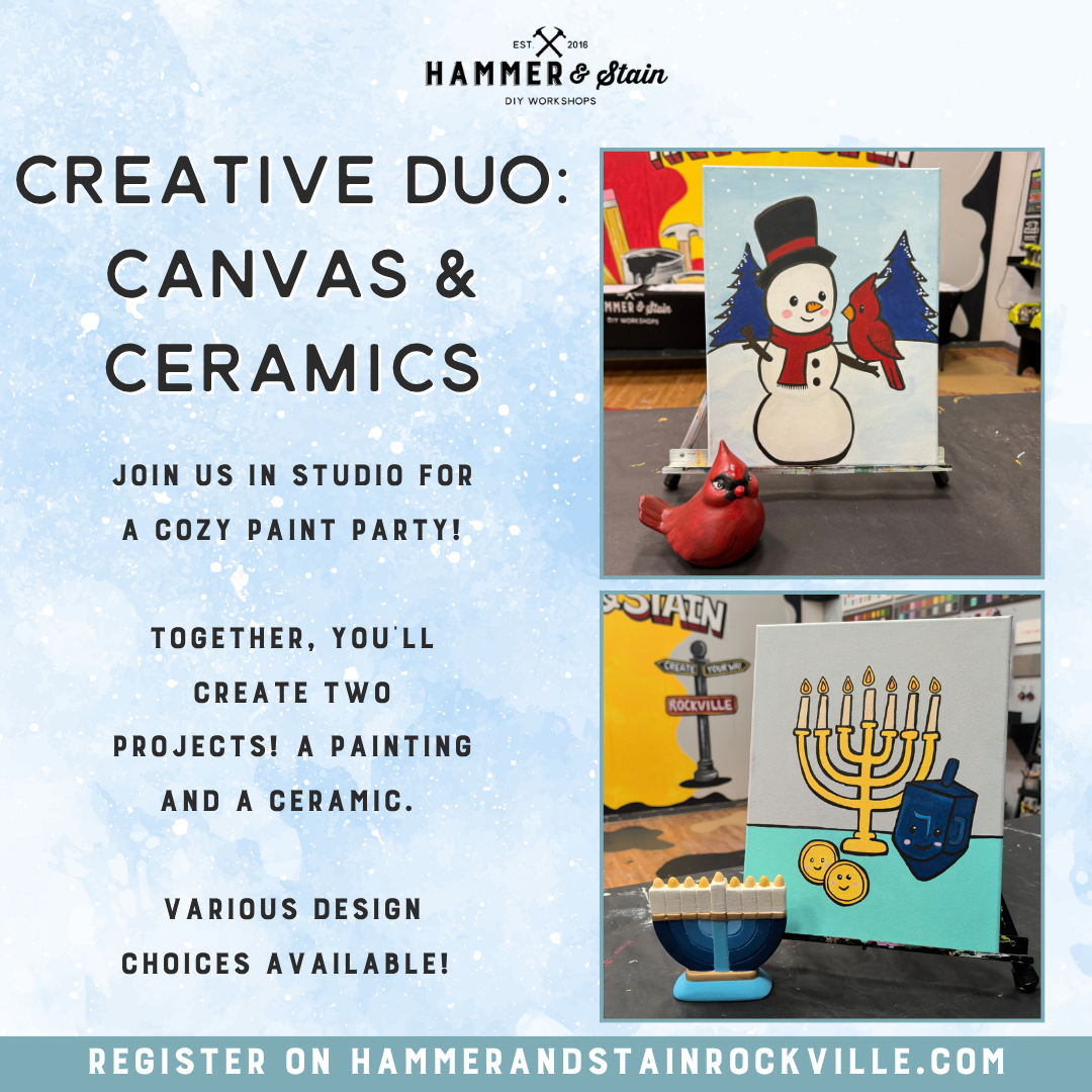 12.12.2026 (11am)- Creative Duo: Canvas + Ceramics