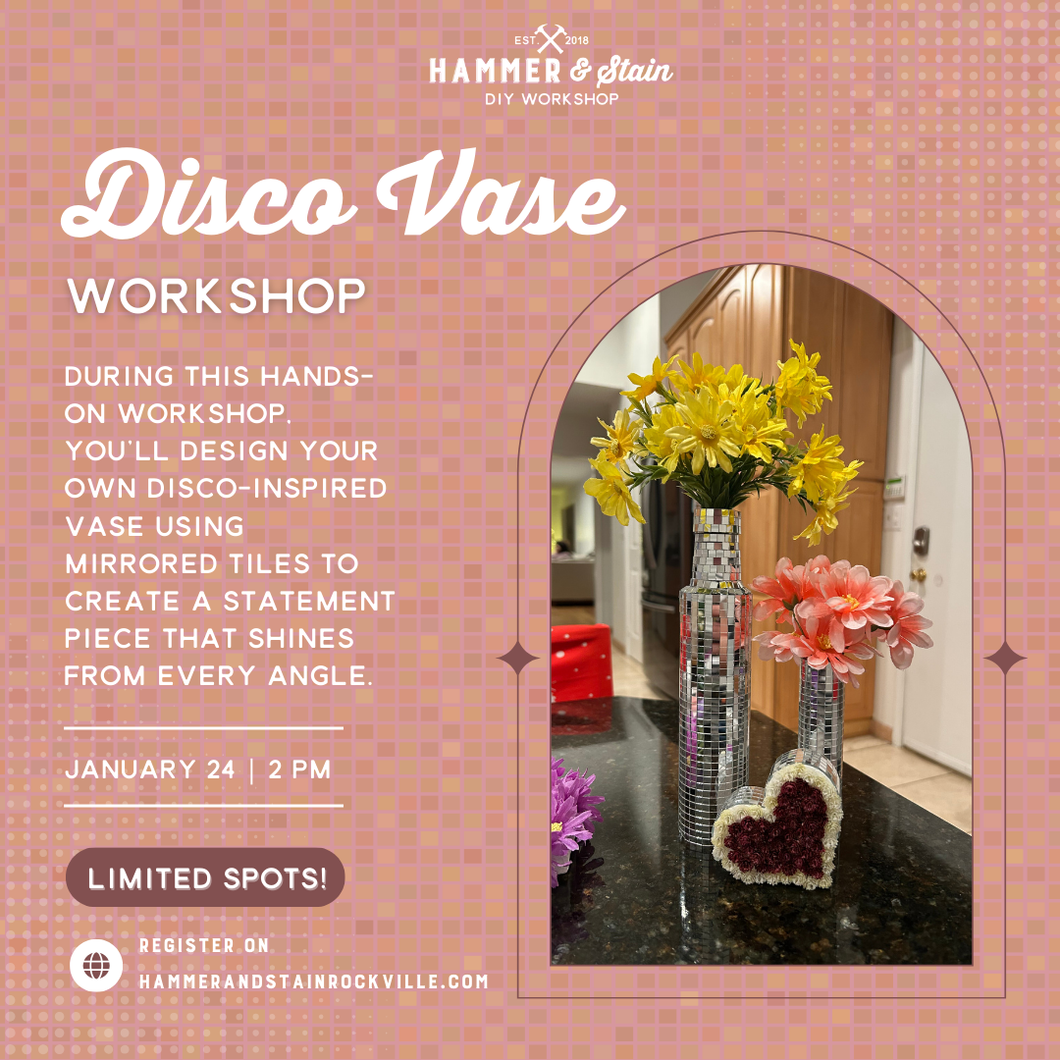 01.24.2026 (2pm)- Disco Vase