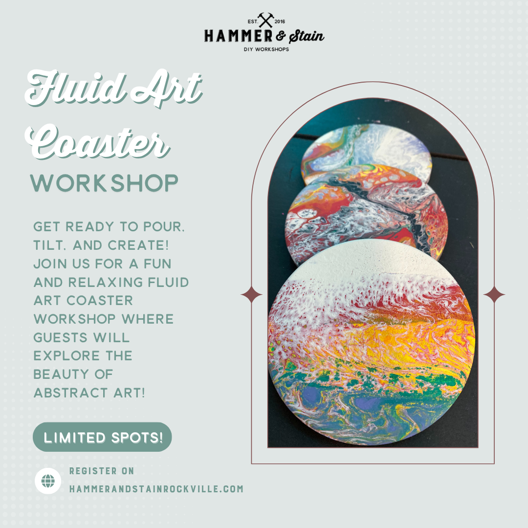 12.26.2026 (6pm)- Fluid Art Coaster Set