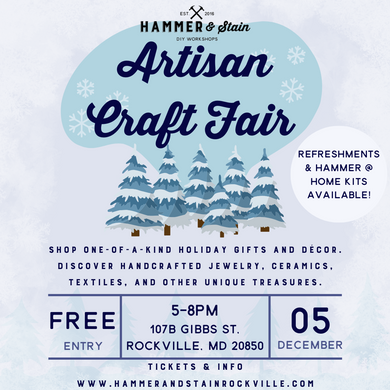12.05.2025 (5pm)- Winter Artisan Craft Fair