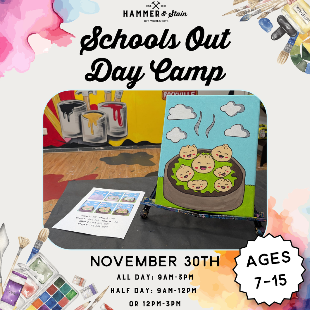 11.30.2026 (9am)- School's Out Day Camp