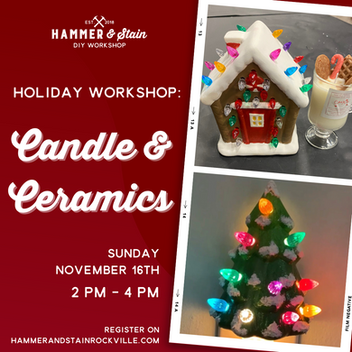 11.16.2025 (2pm) - Holiday Candle & Ceramics